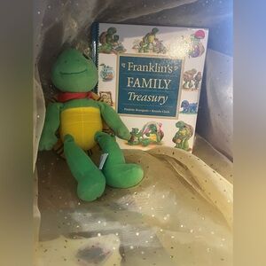 NWT: BOOK PACK #3 Franklin Stuffed Animal & Story Book